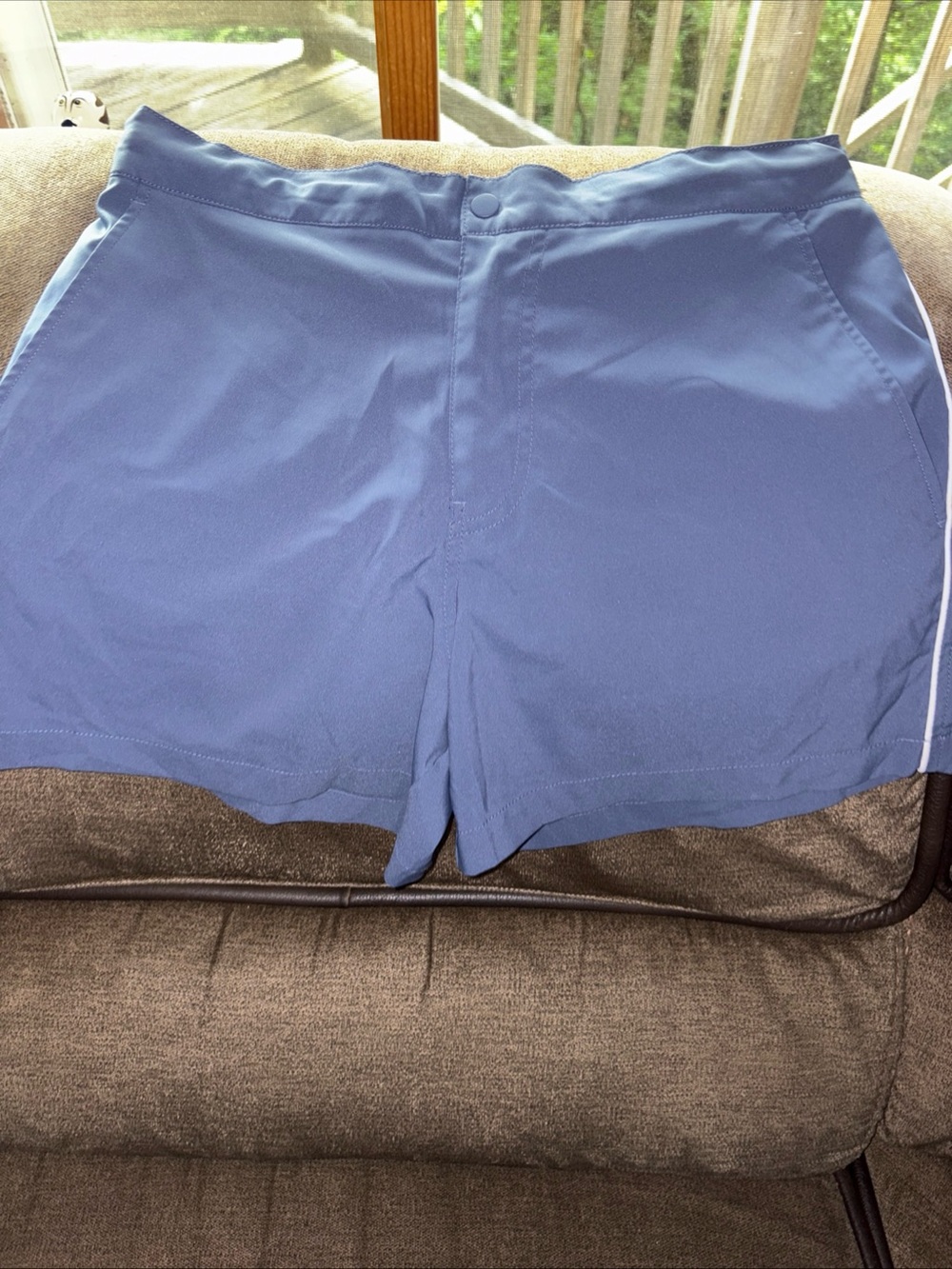 Abercrombie & Fitch Athletic Short Mens M  Lined Stretch Button/tie  Swim